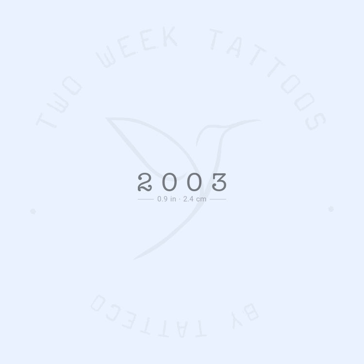 2003 Semi-Permanent Tattoo - Set of 2