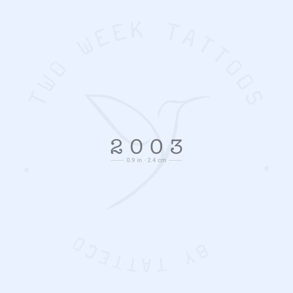 2003 Semi-Permanent Tattoo - Set of 2