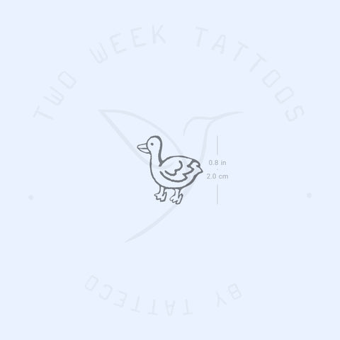 Duck Semi-Permanent Tattoo - Set of 2