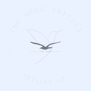 Seagull Semi-Permanent Tattoo - Set of 2