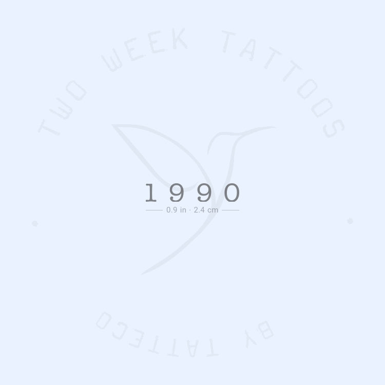 1990 Semi-Permanent Tattoo - Set of 2