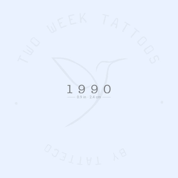 1990 Semi-Permanent Tattoo - Set of 2