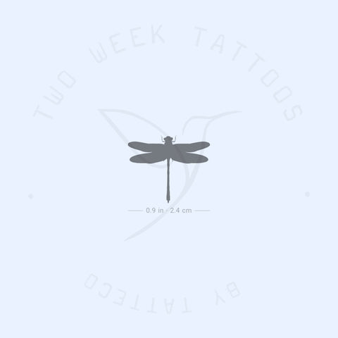 Small Dragonfly Semi-Permanent Tattoo - Set of 2