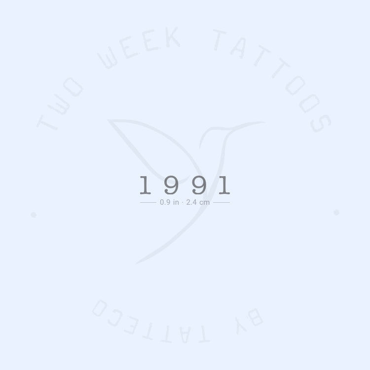 1991 Semi-Permanent Tattoo - Set of 2