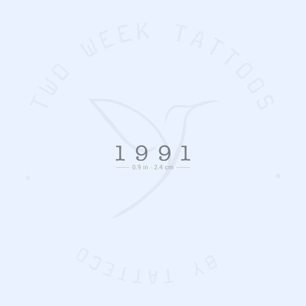 1991 Semi-Permanent Tattoo - Set of 2