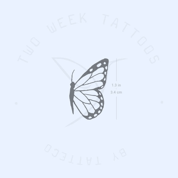 Butterfly (Right) Semi-Permanent Tattoo - Set of 2