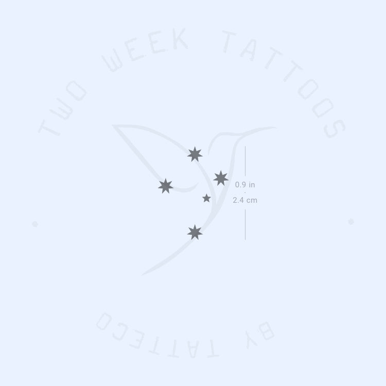 Crux Constellation Semi-Permanent Tattoo - Set of 2