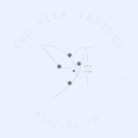 Crux Constellation Semi-Permanent Tattoo - Set of 2
