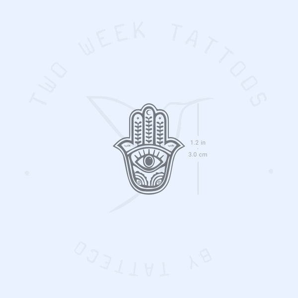 Hamsa Semi-Permanent Tattoo - Set of 2