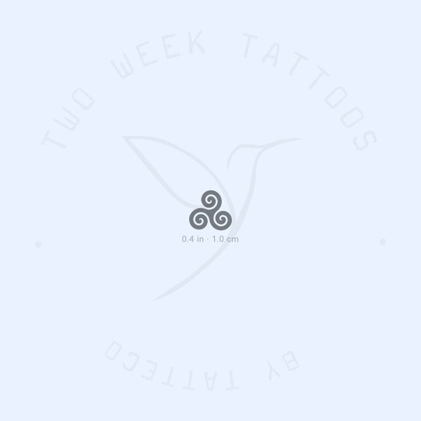 Small Triskelion Semi-Permanent Tattoo - Set of 2