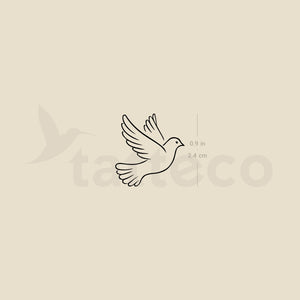 Dove Temporary Tattoo - Set of 3