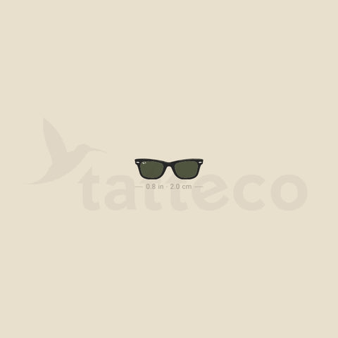 Sunglasses Temporary Tattoo - Set of 3