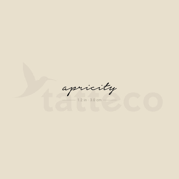 Apricity Temporary Tattoo - Set of 3