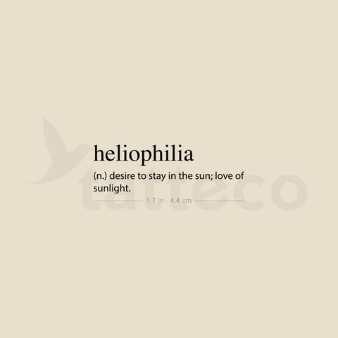 Heliophilia Temporary Tattoo - Set of 3