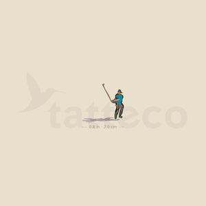 Little Golfer Temporary Tattoo - Set of 3