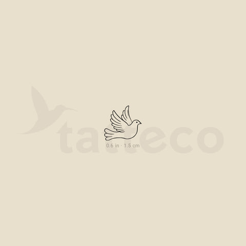 Little Dove Temporary Tattoo - Set of 3