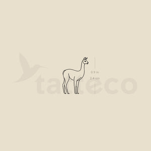Vicuña Temporary Tattoo - Set of 3