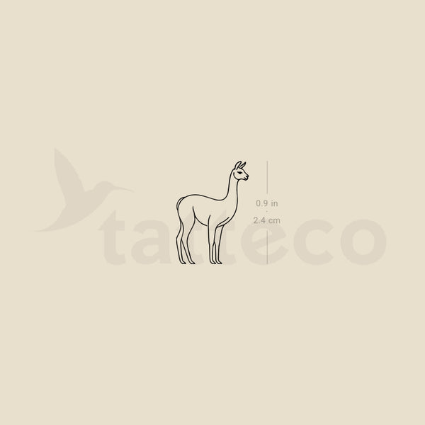 Vicuña Temporary Tattoo - Set of 3