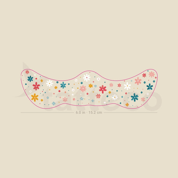 Flower Freckles Temporary Tattoo - Set of 3