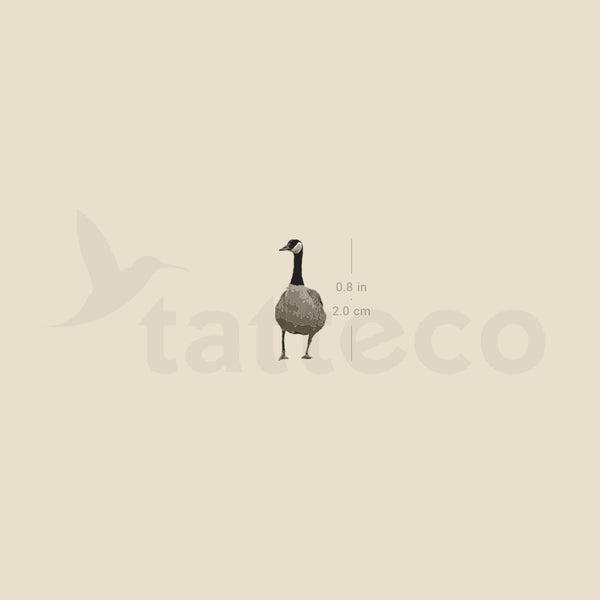 Goose Temporary Tattoo - Set of 3