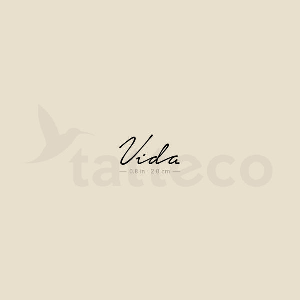 Vida Temporary Tattoo - Set of 3
