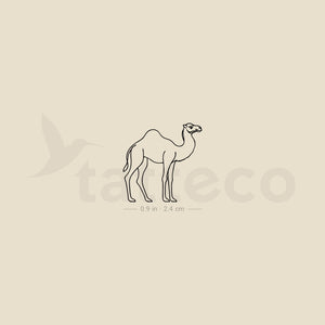 Camel Temporary Tattoo - Set of 3