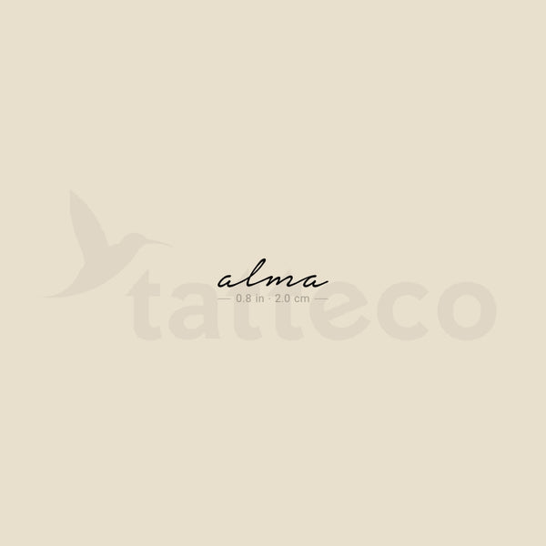 Alma Temporary Tattoo - Set of 3