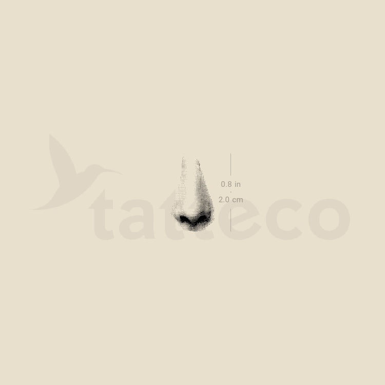 Nose Temporary Tattoo - Set of 3