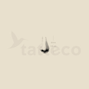 Nose Temporary Tattoo - Set of 3