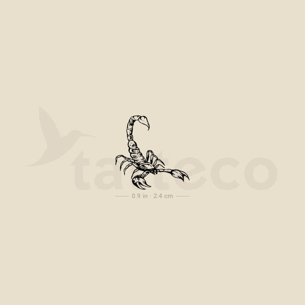 Scorpion Temporary Tattoo - Set of 3