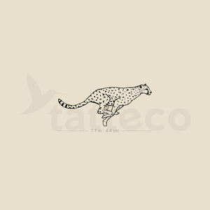 Cheetah Temporary Tattoo - Set of 3