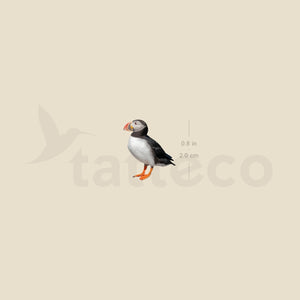 Puffin Temporary Tattoo - Set of 3