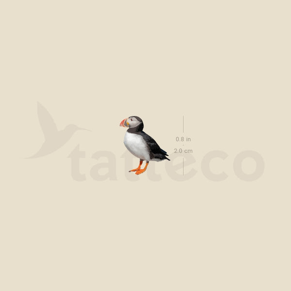 Puffin Temporary Tattoo - Set of 3