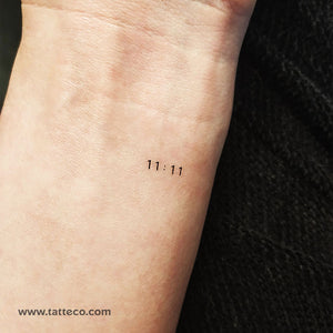 11 1111 Tattoo Ideas That Will Blow Your Mind  alexie