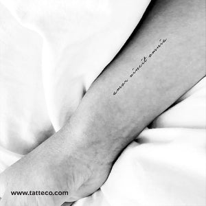 Amor vincit omnia tattoo done by Amir  Tattoo designs men Tattoos Ink  tattoo