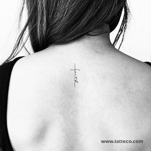 faith tattoos on shoulder