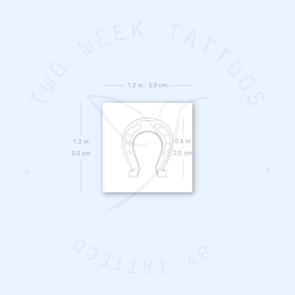 Horseshoe Semi-Permanent Tattoo - Set of 2