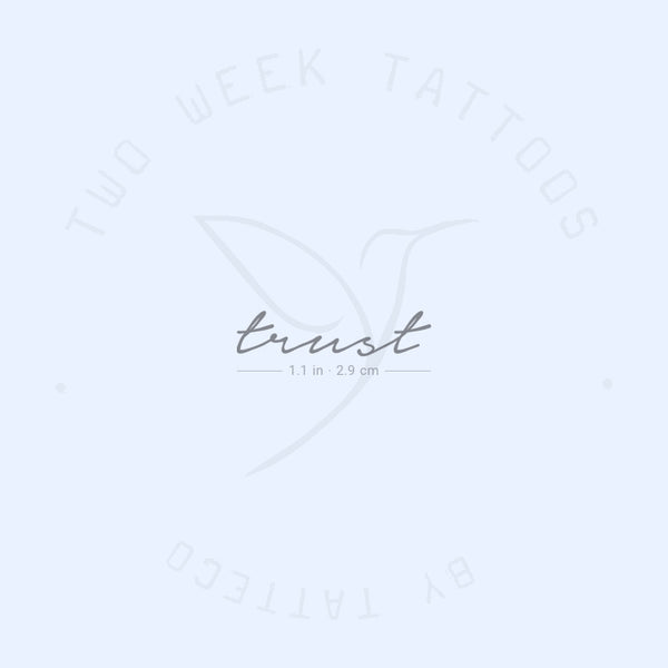 Trust Semi-Permanent Tattoo - Set of 2