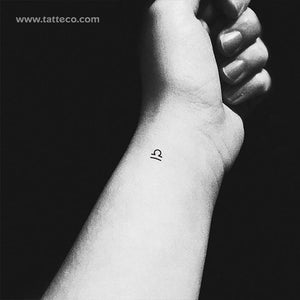 libra horoscope sign tattoo